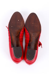 Oxford pump by Tokio Kumagai on white background soles @recessla