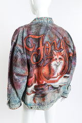 Vintage Tony Alamo Foxy Jacket back on mannequin closeup @recess la