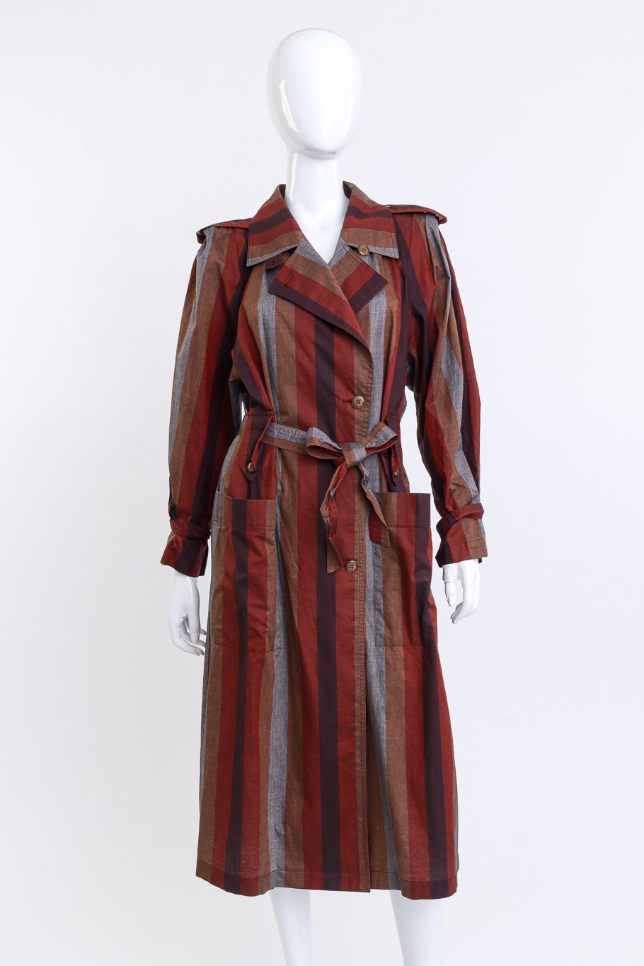 Ted Lapidus Striped Trench Coat @RECESS LA