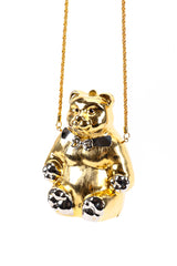 Vintage Mixed Metal Teddy Bear Bag hanging @recessla