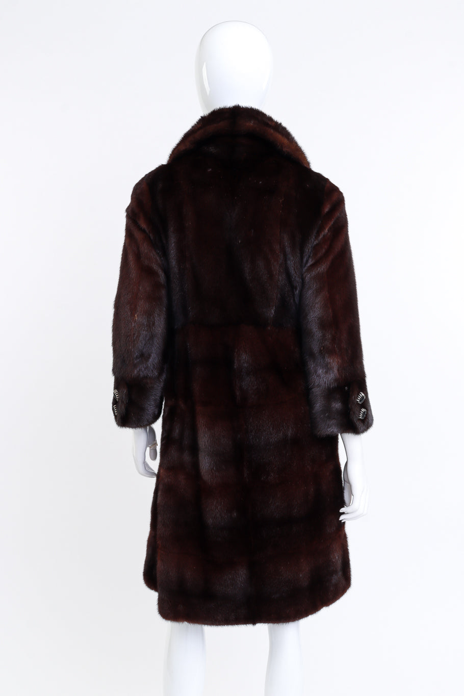 The Royal Fur Co Classique Mink Fur Coat back @RECESS LA