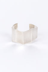 Vintage Tiffany & Co. Sterling Fold Cuff Bracelet front @recess la