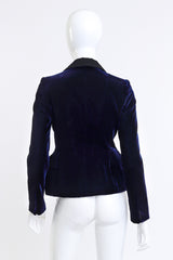 Tom Ford Velvet Tuxedo Jacket back on mannequin @recess la