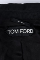 Tom Ford Velvet Tuxedo Jacket label @recess la