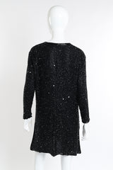 Vintage Tomasz Starzewski Beaded Duster back on mannequin @recessla