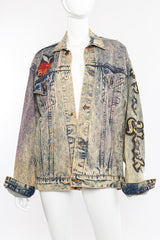 Vintage Tony Alamo The Big Apple Denim Jacket front view on mannequin @Recessla