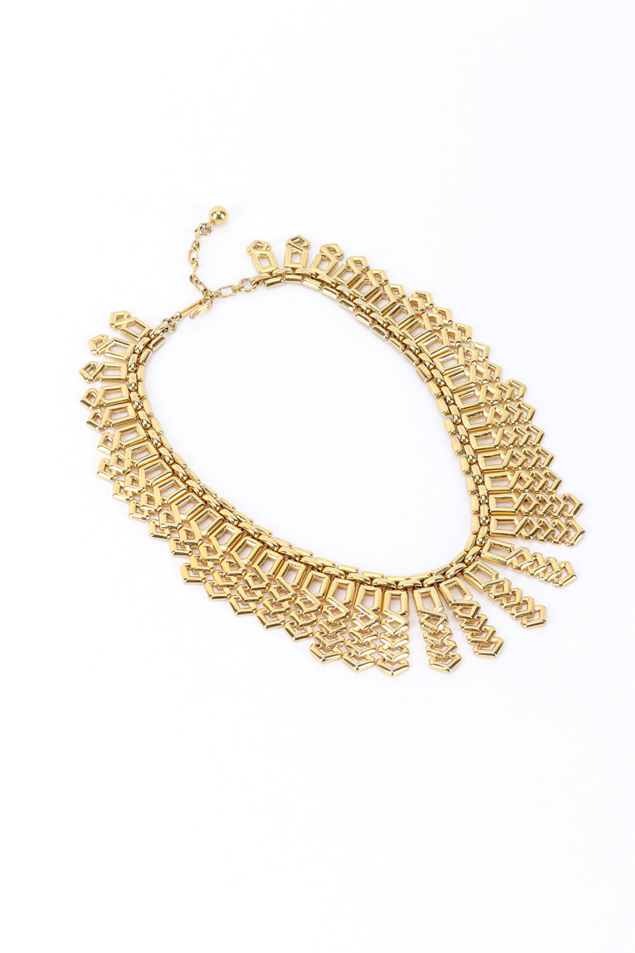 Trifari Geometric Feather Collar Necklace @RECESS LA