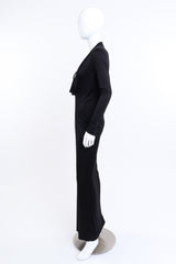 Versace 2023 S/S Cowl Neck Maxi Dress side mannequin @RECESS LA