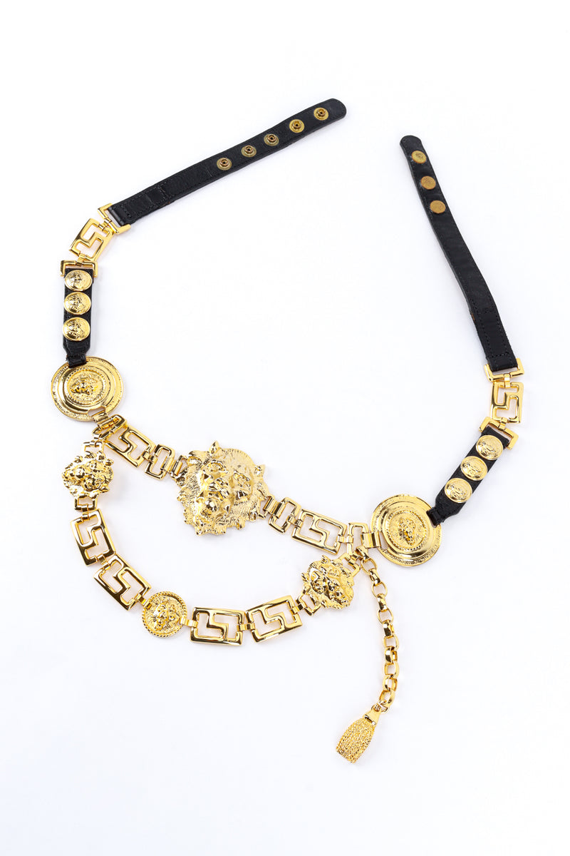 Streets Ahead Lion & Medusa Chain Drop Belt @RECESS LA