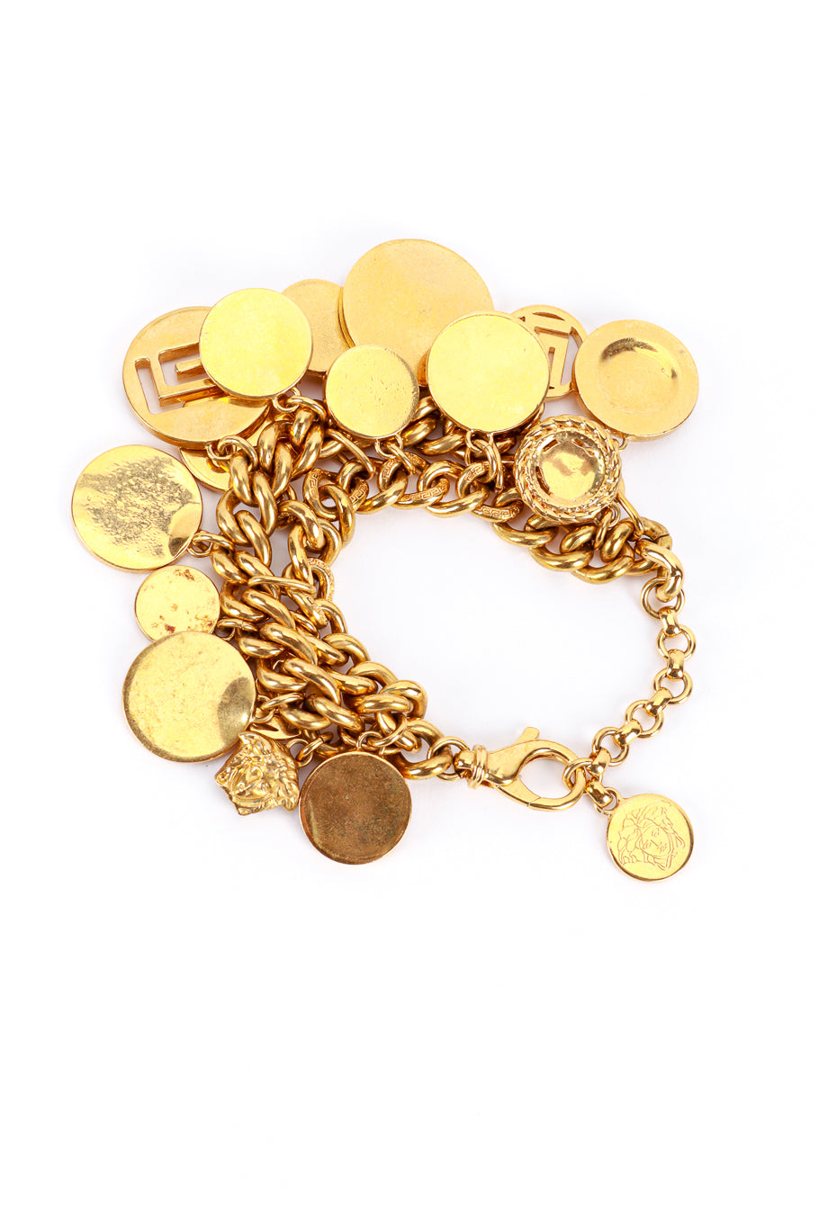 Versace La Medusa Charm Bracelet wear detail @RECESS LA