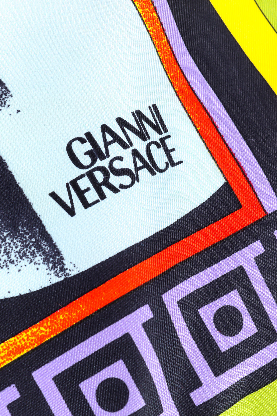 Silk scarf by Gianni Versace signature @recessla