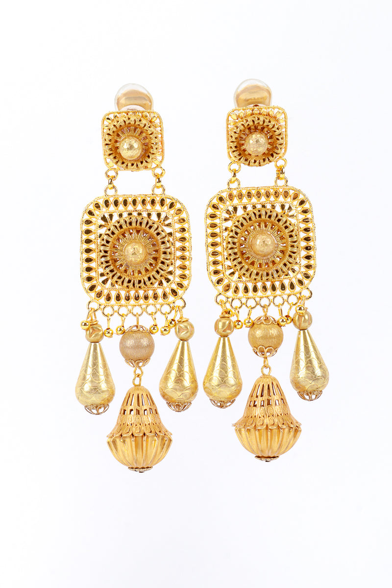 Lawrence Vrba Byzantine Charm Drop Earrings front @RECESS LA