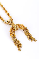 Vintage Tassel Pendant Necklace pendant closeup @recessla