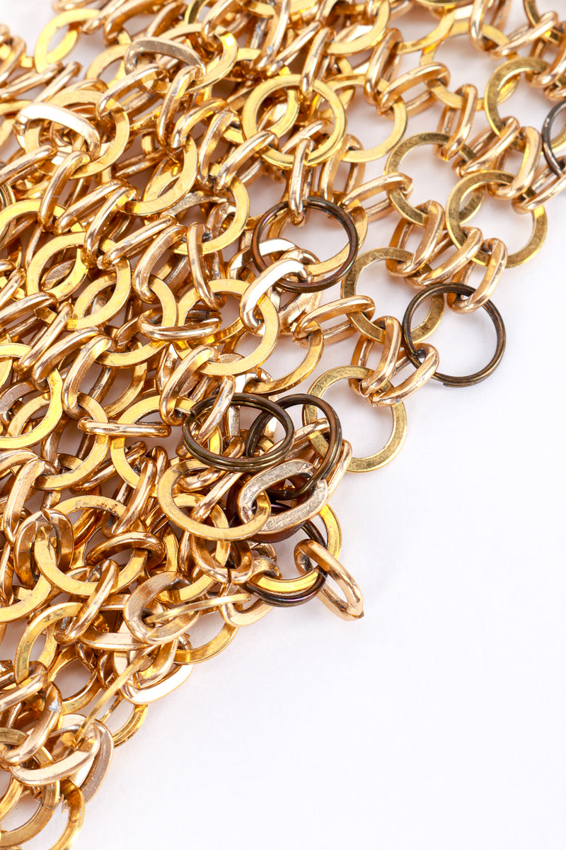 Vintage Hoop Chain Link Dress tarnished link closeup @recess la