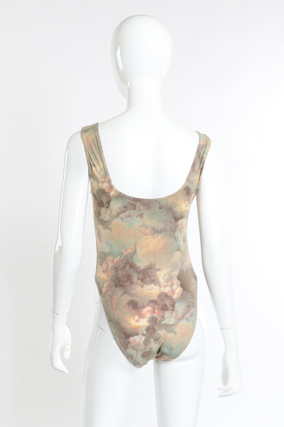 1991 F/W Sockshop Swarm of Cupids Bodysuit by Vivienne Westwood on mannequin back @recess LA