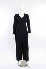 Wool pantsuit by Yves Saint Laurent Rive Gauche on mannequin @recessla