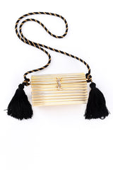 YSL "Opium" Gold Tassel Minaudière @RECESS LA