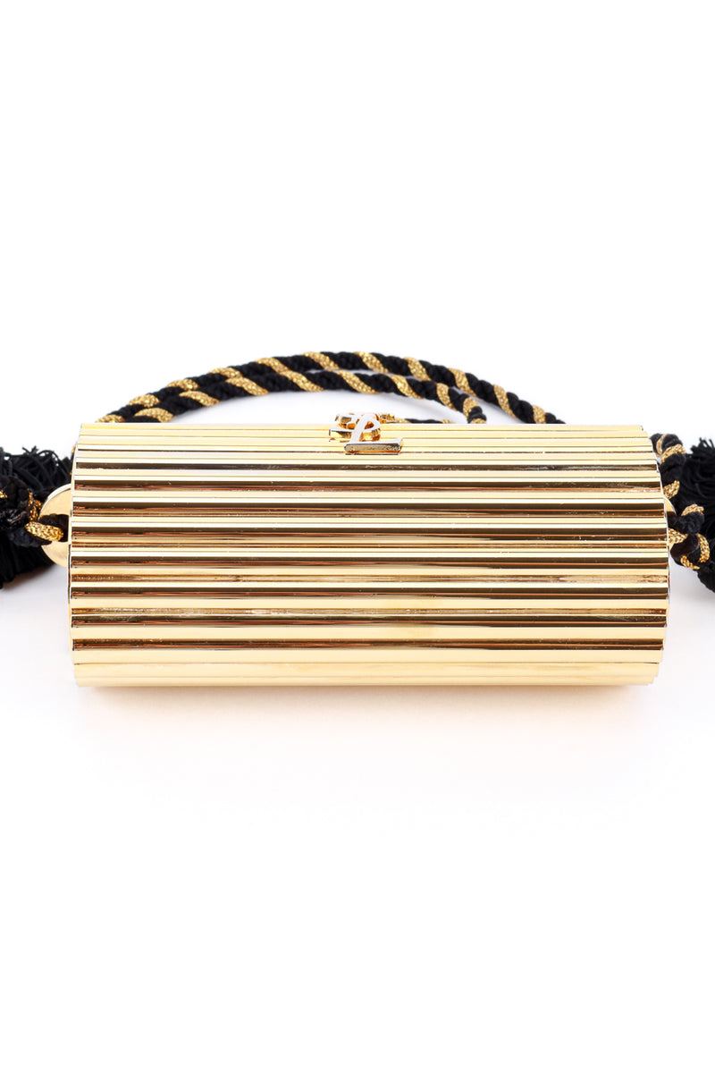 YSL "Opium" Gold Tassel Minaudière bottom @RECESS LA