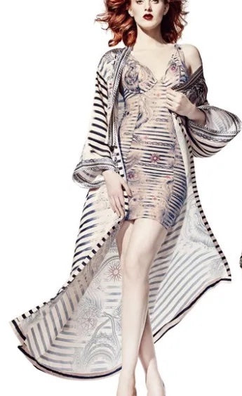 Jean Paul Gaultier 2012 S/S Soleil Tattoo Dress on model for 2012 campaign @recessla