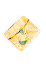 Vintage Pearlescent Celluloid Cigarette Case III front @recess la