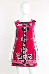 Vintage Emilio Pucci Velvet Mod Mini Dress on mannequin @recessla