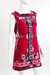 Vintage Emilio Pucci Velvet Mod Mini Dress on mannequin @recessla