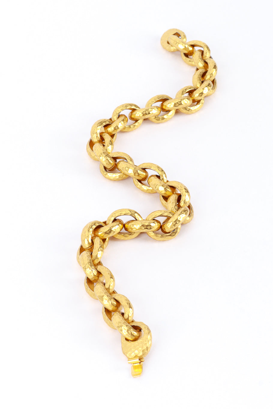 Vintage Cable Chain Choker flat lay @RECESS LA