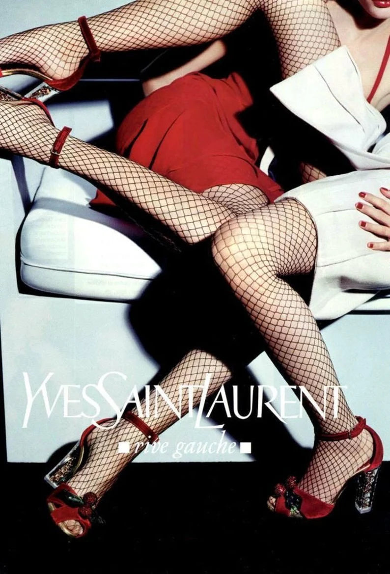 Tom Ford for YSL 2003 F/W Cherry Velvet Sandals campaign @RECESS LA