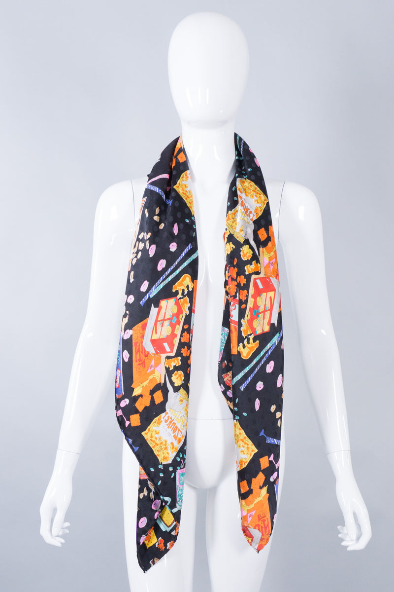 Nicole Miller Snack Attack Junk Food Scarf