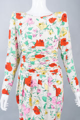 Emanuel Ungaro Parallèle Silk Rose Garden Dress