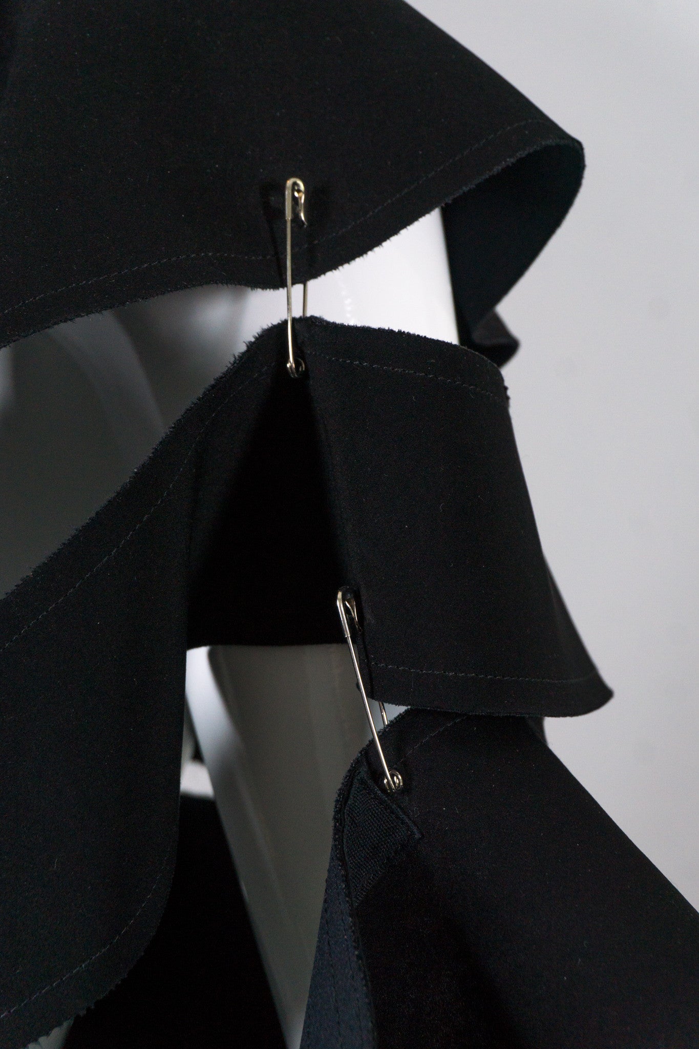 Comme des Garçons Safety Pin Panel Cape