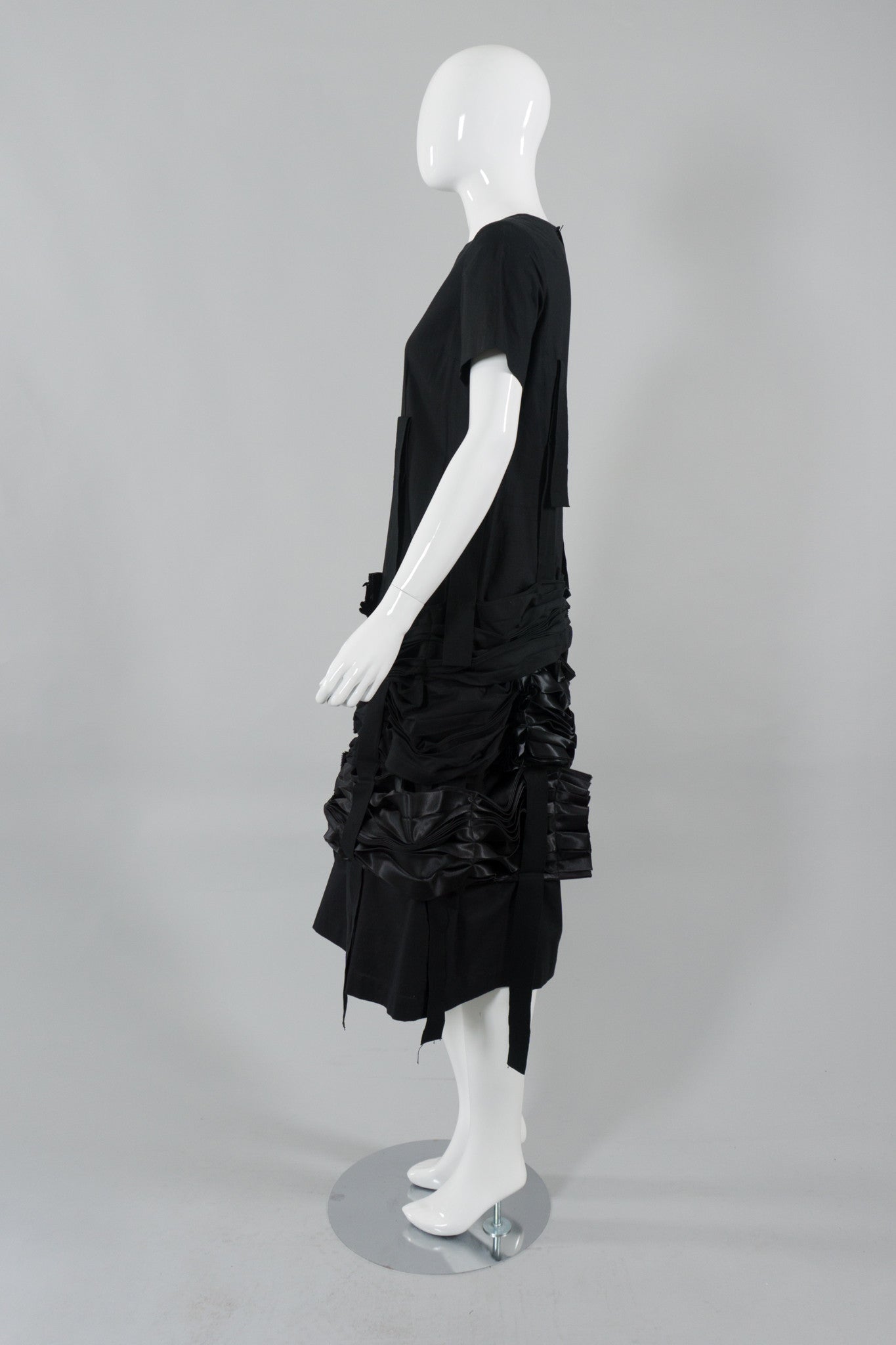 Comme des Garçons Tiered Ribbon Dress Side