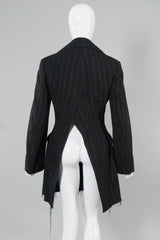 Junya Watanabe Comme des Garcons Pinstripe Back Vent Jacket