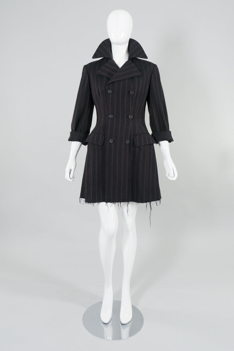 Junya Watanabe Comme des Garcons Pinstripe Back Vent Jacket