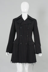 Junya Watanabe Comme des Garcons Pinstripe Back Vent Jacket