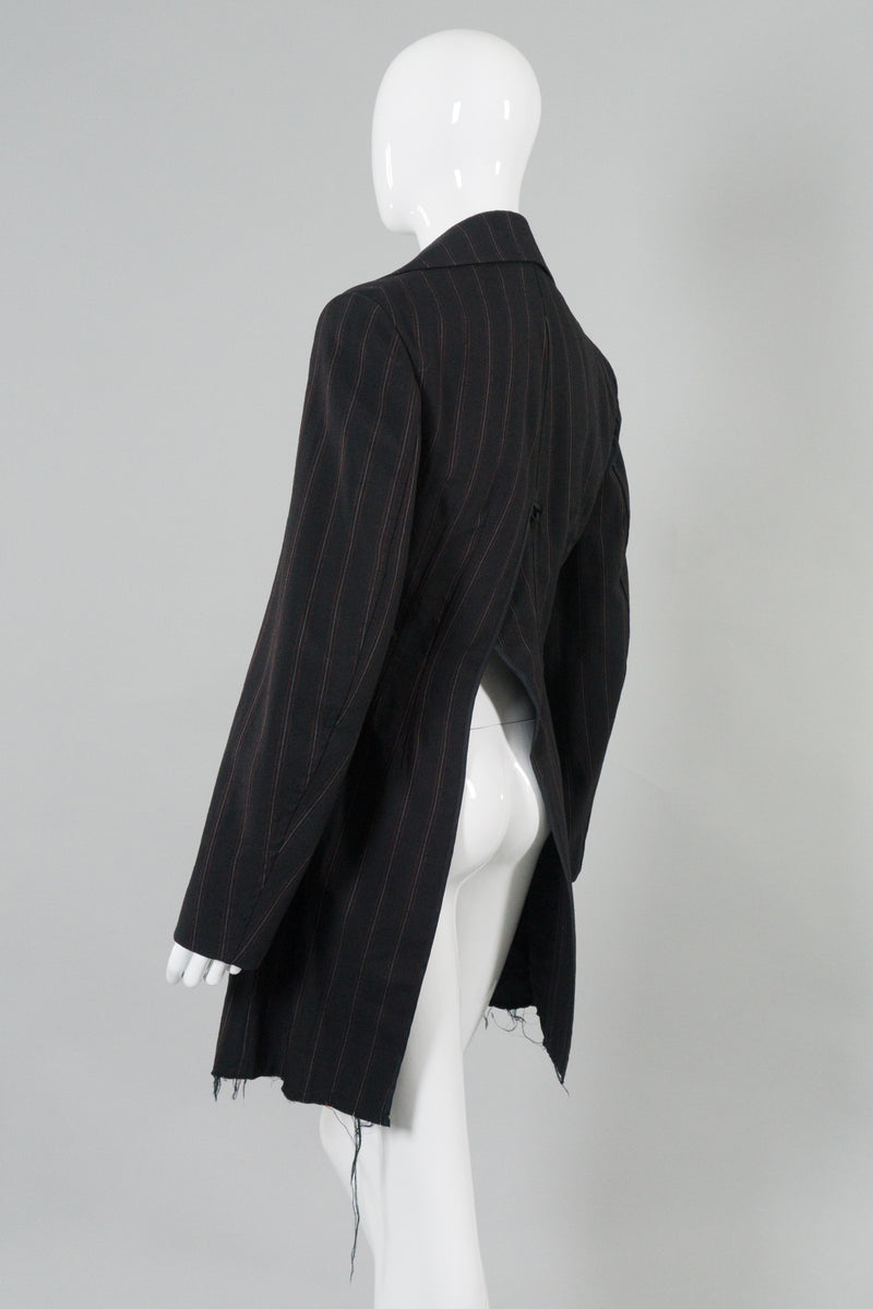 Junya Watanabe Comme des Garcons Pinstripe Back Vent Jacket