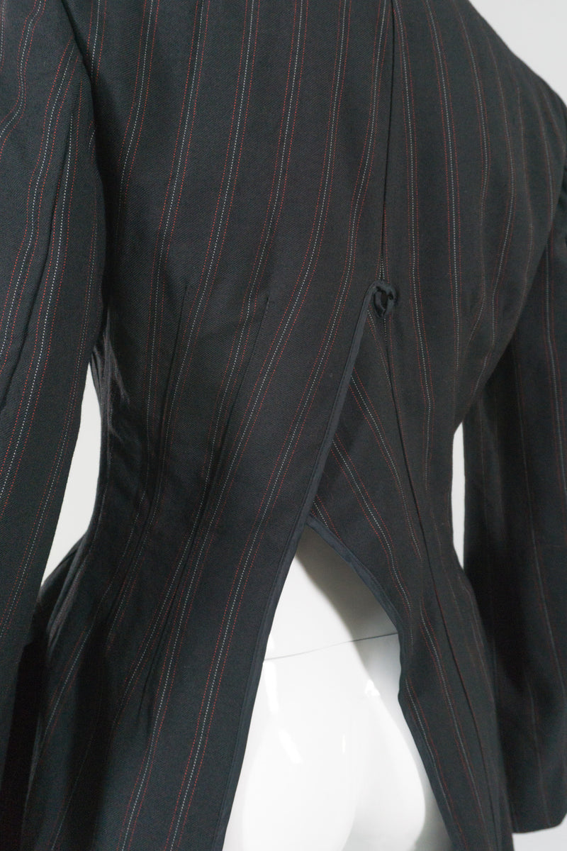 Junya Watanabe Comme des Garcons Pinstripe Back Vent Jacket