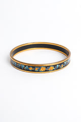 Vintage Hermés Tropical Fish Narrow Enamel Bracelet front @ Recess LA