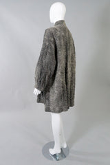 Fendi Vintage Perforated Persian Lamb Fur Cocoon Coat