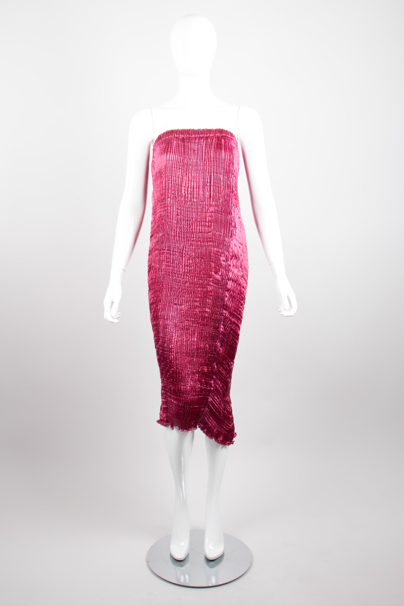 Patricia Lester Rare Fortuny Inspired Silk Pleated Top & Skirt Set