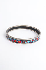 Vintage Hermés Tropical Fish Narrow Enamel Bracelet II front @ Recess LA