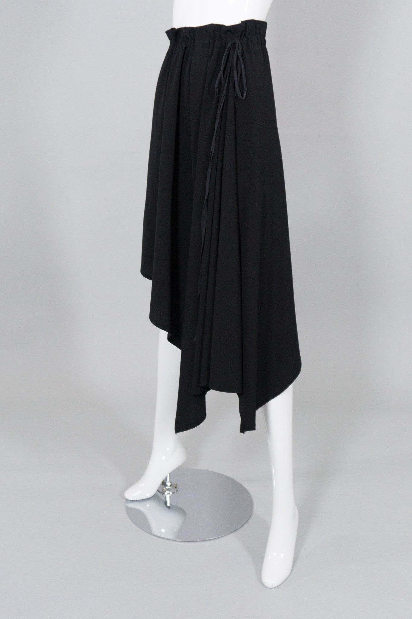 Ann Demeulemeester Wool Asymmetrical Handkerchief Hem Skirt