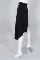 Ann Demeulemeester Wool Asymmetrical Handkerchief Hem Skirt