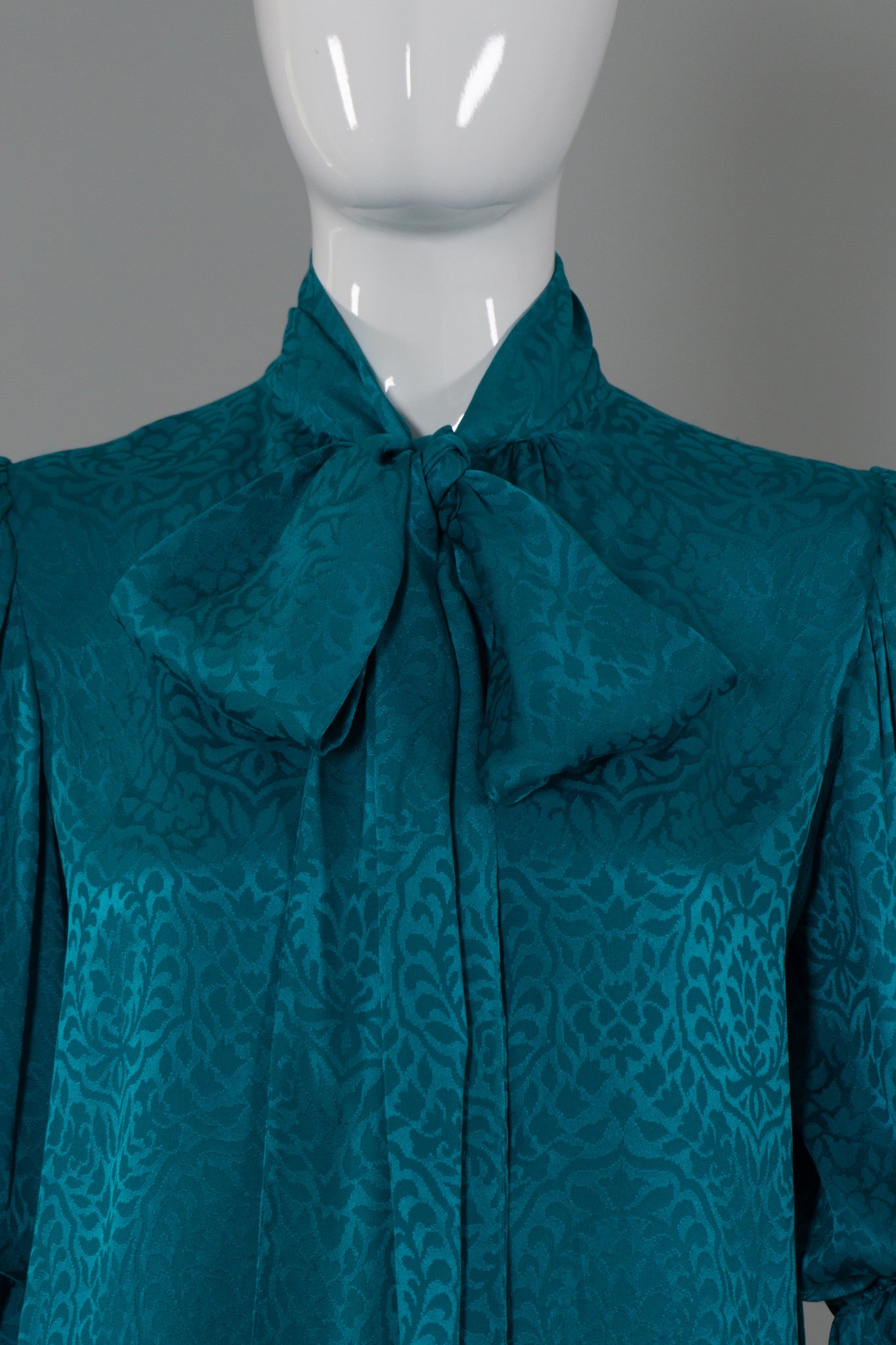 Yves Saint Laurent Tie Neck Blouse