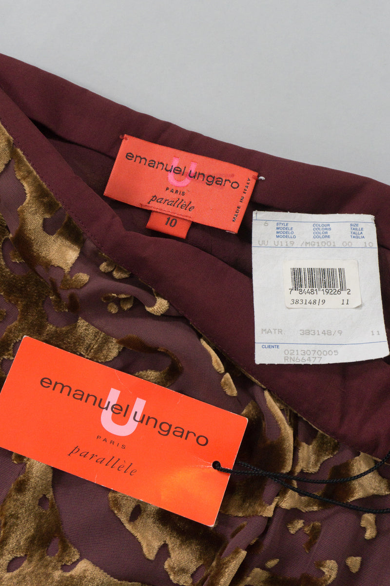 Emanuel Ungaro Parallele Label Tag