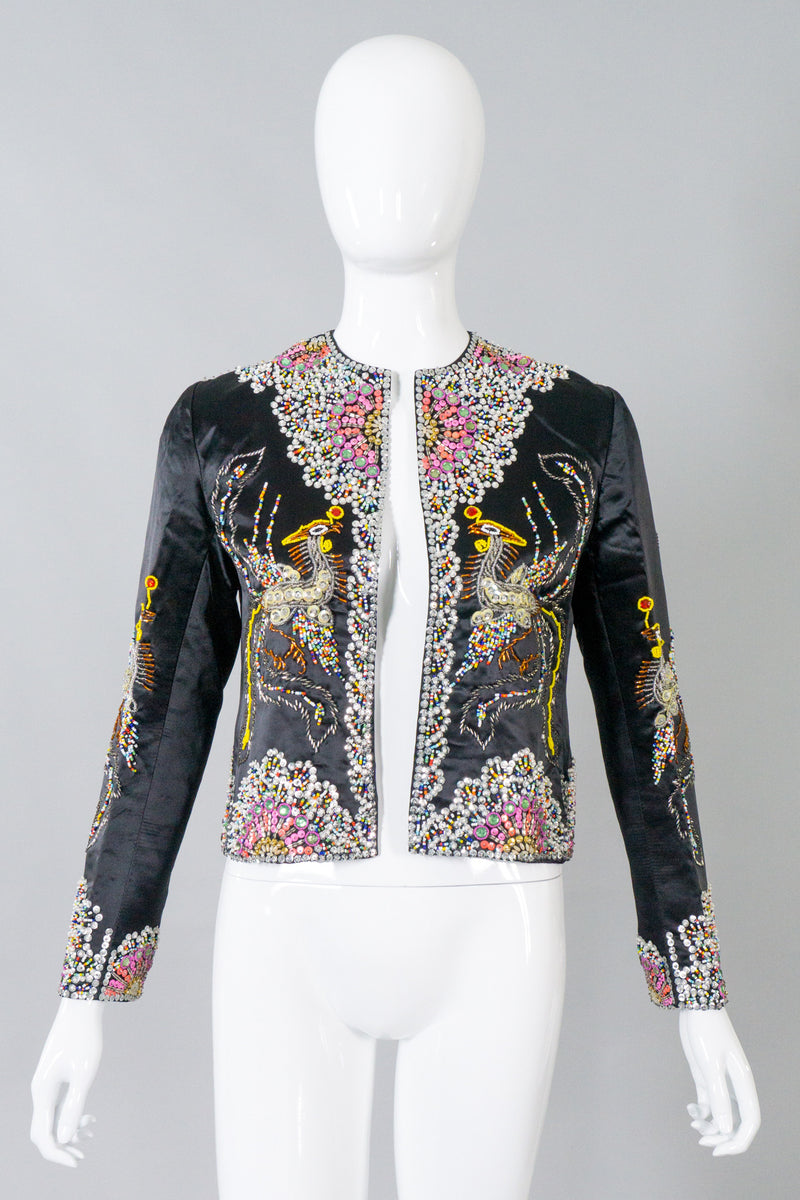 Dynasty Vintage Beaded Phoenix Jacket