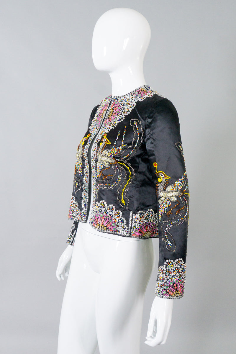 Dynasty Vintage Beaded Phoenix Jacket