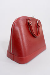 Louis Vuitton Epi Alma NM Handbag in Rubis Red