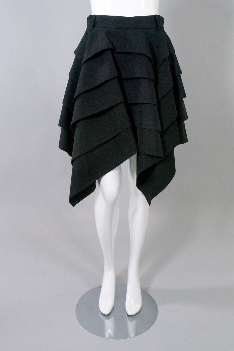 Jean Paul Gaultier Vintage Tiered Handkerchief Hem Skirt