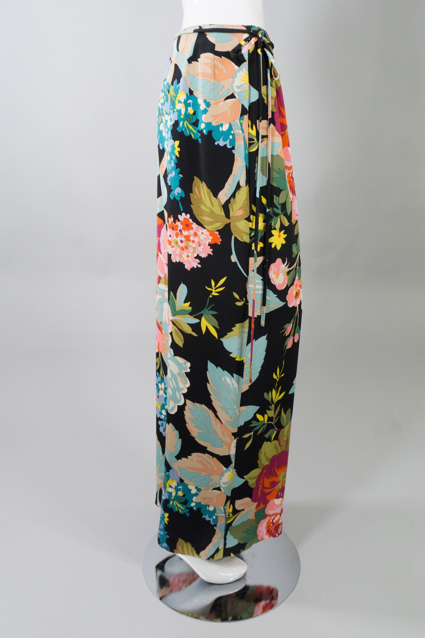 Perry Ellis Portfolio Floral Silk Wrap Pant